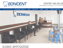 Tablet Screenshot of bonident.pl